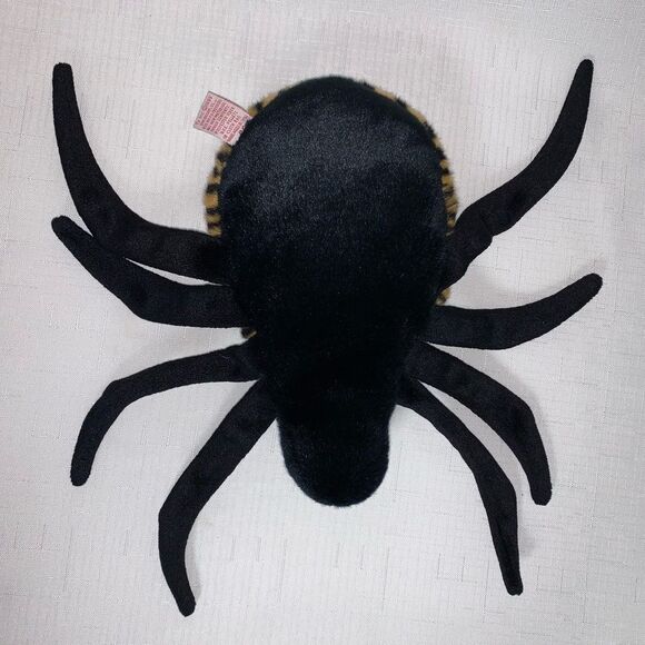 Vintage Ty Beanie Baby Spinner Spider 1999 Pellets No Hang Tag Halloween Fall - Picture 3 of 7